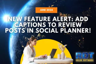 New Feature Alert: Add Captions to Review Posts in Social Planner!