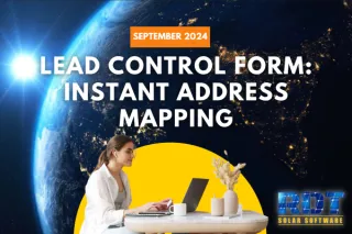 Lead Control Form - Solar Lead Instant Address Mapping