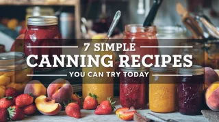 7 Simple Canning Recipes You Can Try Today