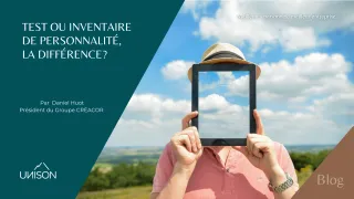 Test ou inventaire de personnnalité, la différence?