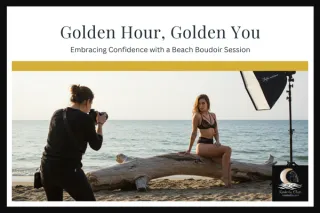 Golden Hour, Golden You: Embracing Confidence with a Beach Boudoir Session