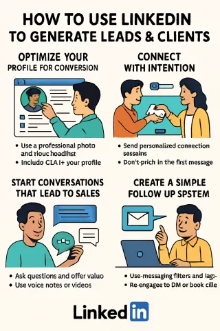 How to Use LinkedIn to Generate Leads & Clients