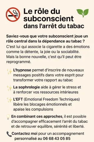Le rôle du subconscient dans l'arrêt du tabac