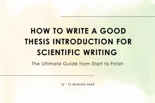 The Ultimate Guide: Writing Introduction