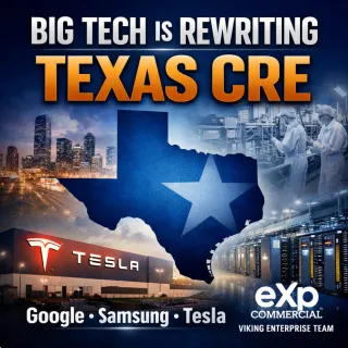 🚀 Google, Samsung & Tesla Are Redrawing the Map of Texas Commercial Real Estate 🏗️