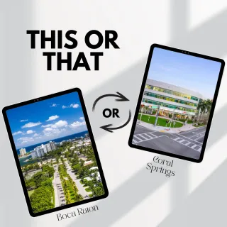Boca Raton vs. Coral Springs: Which Is Right for You?