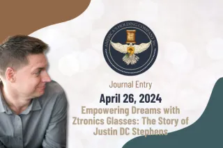 April 26, 2024 - Empowering Dreams with Ztronics Glasses: The Story of Justin DC Stephens