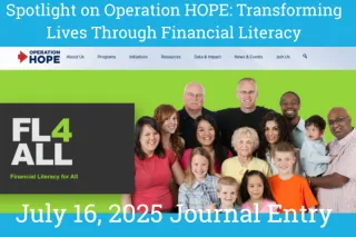 Spotlight on Operation HOPE: Transforming Lives Through Financial Literacy

