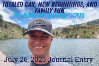 Totaled Car, New Beginnings, and Family Fun: A Week of Transitions

