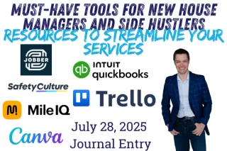 Must-Have Tools for New House Managers and Side Hustlers: Resources to Streamline Your Services

