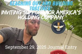 Reaching Out and Building Together: Inviting Support for America's Holding Company

