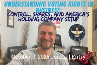 Understanding Voting Rights in Business: Control, Shares, and America's Holding Company Setup

