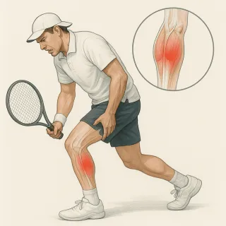 COS’È LA GAMBA DEL TENNISTA? PREVENZIONE E CURA