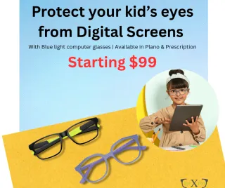 Protect Your Child’s Eyes from Digital Strain: Blue Light Glasses for Kids in Brampton