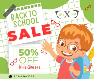 Back-to-School Sale: Get 50% Off Kids’ Glasses at EyeXpert Optical