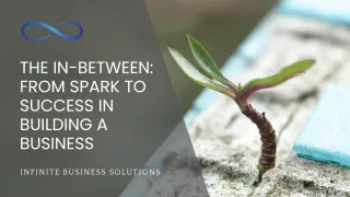 The In-Between: From Spark to Success in Building a Business 