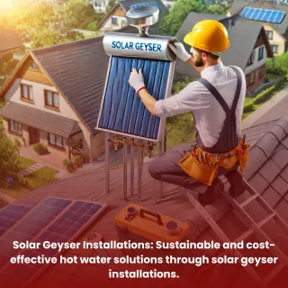 Eco-friendly Solar Geyser Installations in South Africa Today