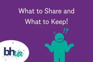 What to Share and What to Keep