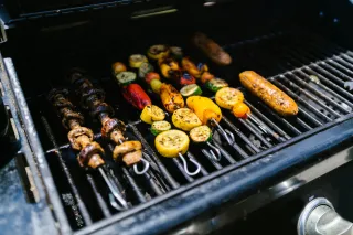 Grilled Vegetable Skewers with Herb Marinade