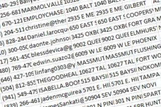Licensed insurance agent lists