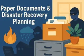 Paper Documents & Disaster Recovery Planning: Why Digital Backups Matter