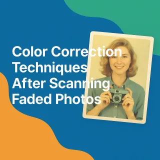 Color Correction Techniques After Scanning Faded Photost