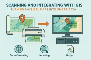 Scanning and Integrating with GIS: Turning Physical Maps into Smart Data