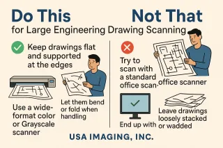 Do This, Not That: Large Engineering Drawing Scanning Best Practices