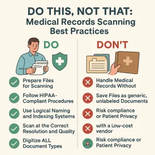 Do This, Not That: Medical Records Scanning Best Practices