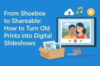 From Shoebox to Shareable: How to Turn Old Prints into Digital Slideshows