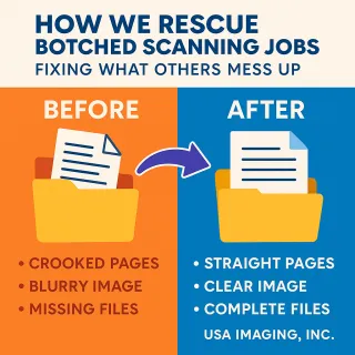 How We Rescue Botched Scanning Jobs: Fixing What Others Mess Up