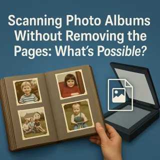 Scanning Photo Albums Without Removing the Pages: What’s Possible?