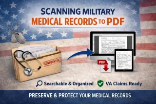Scanning Military Medical Records to PDF: Secure, Searchable, and Built for Long-Term Access