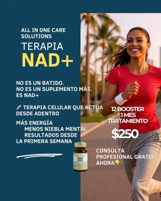 NAD+ IV Terapia Miami: Desbloquea la Energía
  Natural de tu Cuerpo | All In One Care Solutions