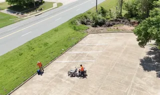 Announcing Fine Stripes Charlotte – Parking Lot Striping, Fire Lane, Warehouse & ADA Marking