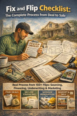 Fix and Flip Checklist: The Complete Process from Deal to Sale