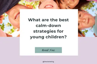 What are the best calm‑down strategies for young children?