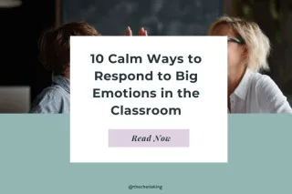 10 Calm Ways to Respond to Big Emotions in the Classroom?
