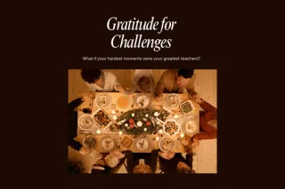 How to Find Gratitude for This Year's Hardest Moments