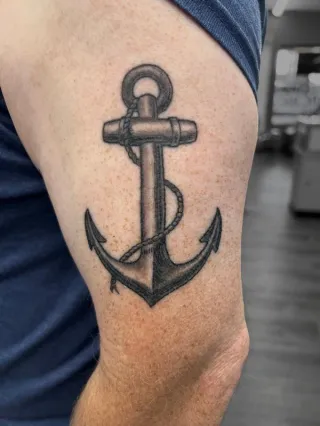 Anchor tattoo