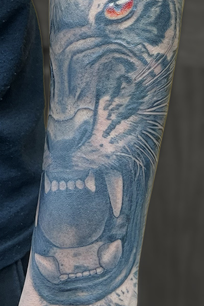Tiger Face Tattoo