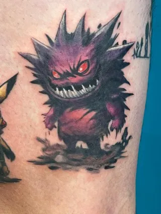 Gangar pokemon tattoo