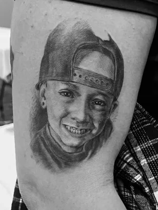 Portrait tattoo