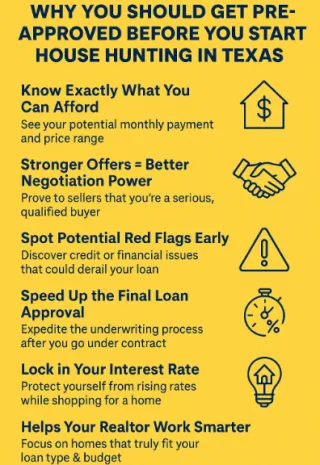 Why You Should Get Pre-Approved Before You Start House Hunting in Texas