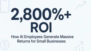 The Hidden Goldmine: How AI Employees Generate 2,800%+ ROI for Small Businesses