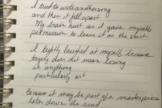 Beginning of a Masterpiece