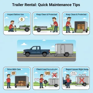 How to Maintain a Rental Trailer During Your Rental Period