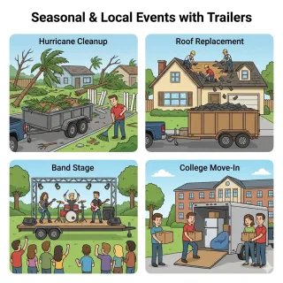 Seasonal and Local Events That Often Require Trailer Rentals in Volusia County