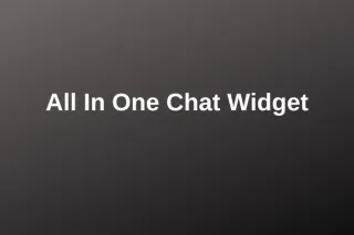 All In One Chat Widget