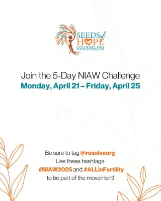 April 20: Join the NIAW 5-Day Challenge Story Post